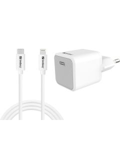 Kucni punjac Sandberg 441-57 USB-C 20W sa Lightning kablom 1m