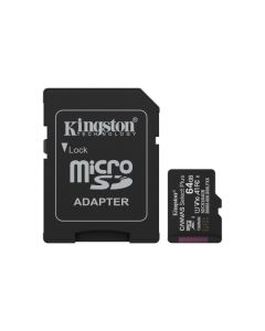 Micro SD Kingston 64GB Canvas Select Plus SDCS3/64GB + adapter