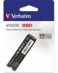 SSD M.2 NVMe Verbatim 512GB Vi3000 3100MBs/2100MBs