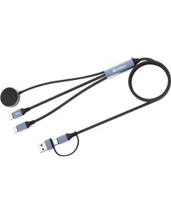 Kabl Sandberg 3u1 441-69 2xUSB-C/Mag Safe/100W
