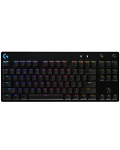 LOGITECH G PRO TKL Corded Mechanical Gaming Keyboard - BLACK - US INT'L - USB - CLICKY