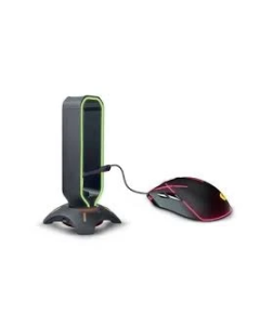 RAMPAGE Nosač za slušalice RM-H66 RGB crni 33543