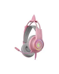 RAMPAGE Slušalice žične gaming RM-K91 X-CATTY 7.1 RGB roze 36032