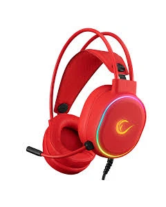 RAMPAGE Slušalice žične gaming ROGUE RGB crvene 35132