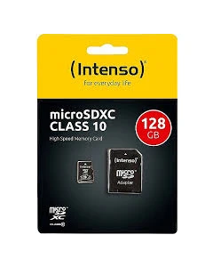 Micro SDXC Intenso 128GB Class10 3413491 + adapter