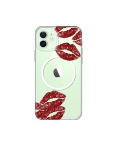 Maska za iPhone 12/12 Pro 6.1 Kisses Print Magsafe