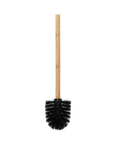 TENDANCE Četka za WC šolju 36cm, bambus/crna - D1417