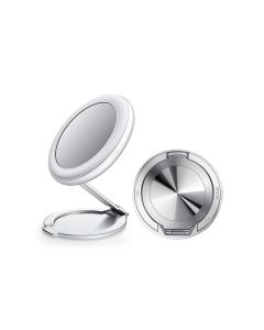 Držač magnetni Ring sa ogledalom za mobilni telefon, sivi