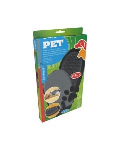 PET TREATMENT Rukavica za četkanje i negu pasa Siva 26 × 14 cm