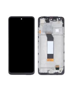 LCD za Xiaomi Redmi Note 10 5G + touch screen + frame Black CHO
