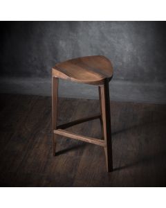 MEDA FURNITURE Drvena barska stolica Orah 40cm - OrahTerIzd40