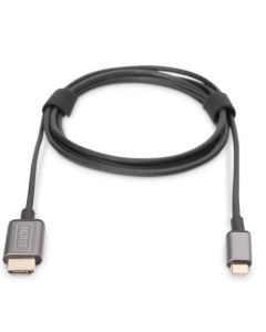 DIGITUS Kabl USB Tip C na HDMI 4K, 1.8m, crna - DA-70821