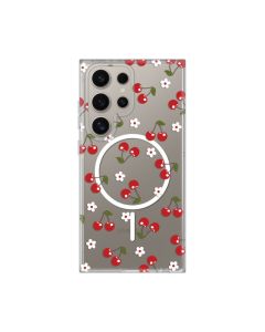 Maska za Samsung S928B Galaxy S24 Ultra Cute Cherries Print Magsafe - 8021108