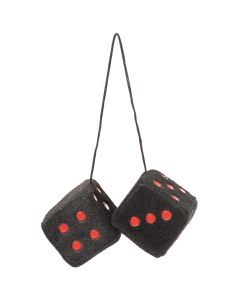 SUMEX Privezak kockice crno-crvene