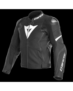 DAINESE Avro 4 kožna jakna crn/crn/bel 56 - DAI153381022A56
