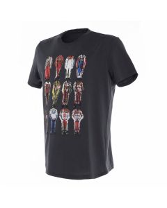 DAINESE 12champions majica tmn-siv xxl - DAI1896756011XXL