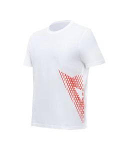 DAINESE Majica veliki logo bel/flu-crv xl - DAI1896885654XL