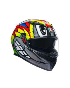 AGV Kaciga k3 birdy 2.0 siv/žut/crv m - DAI2118381001012M
