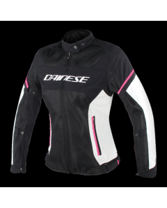 DAINESE Air frame d1 žen tex jakna crn/siv/roz