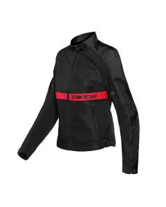 DAINESE RIBELLE AIR ŽEN TEX JAKNA CRN/LAV-CRV
