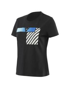 DAINESE Illusion žen majica crn/siv/tir xl - DAI289686140GXL