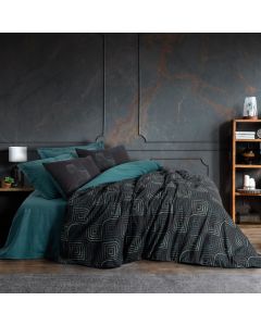 DEKOR DOM Posteljina CB RANFORCE DOUBLE - Dark - NOCHE