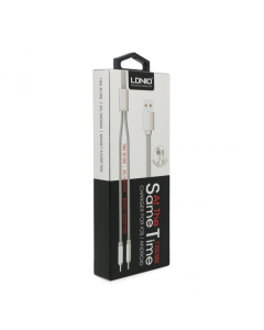 Data kabl LDNIO LC86 za iPhone lightning/micro 2u1 USB zlatni 1m - 43448