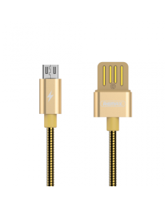 Data kabl REMAX Silver serpent series RC-080m micro USB zlatni 1m - 51872