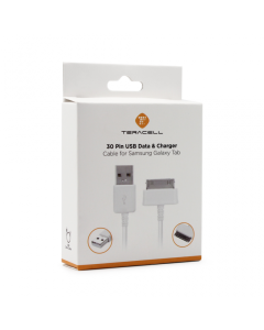 Data kabl Teracell Plus Samsung P1000 Galaxy Tab crni 1.2m - 49969