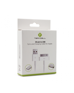 Data kabl Teracell Plus za iPhone 4 beli 1.2m - 49964