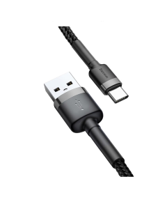Kabel Baseus cafule HW Quick Charging Type-C 40W 1m sivo crni - CATKLF-PG1