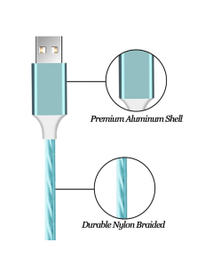Kabel LED iPhone Lightning beli. - 046287