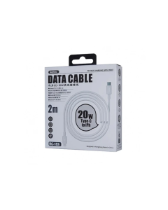 Kabel Remax Marlik RC-183i PD 20W Fast Charge Type-C na iPhone Lightning beli 2m - 049414