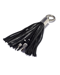 Kabel sa priveskom iPhone Lightning crni. - 017246