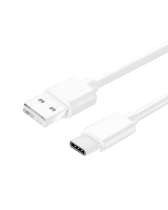 Kabel USB na Type-C beli 1m