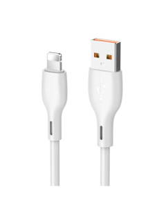 Data kabl KONFULON DC54, 2.4A, USB iPhone Lightning beli 1m - 222950