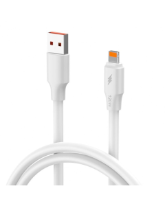 Data kabl KONFULON DL24, 5A, 120W, USB na iPhone lightning beli 1m - 204041