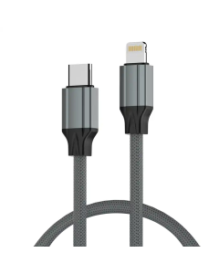 Data kabl LDNIO LC441I 30w, Type C na iPhone lightning sivi 1m - 211120