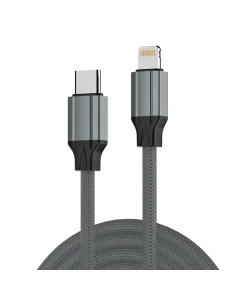 Data kabl LDNIO LC442I 30w, Type C na iPhone Lightning sivi 2m - 215601