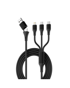 Data kabl LDNIO LC97 uc 100W 4 u 1 crni 1.2m - 220797