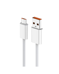 Data kabl Pluginn fast 25W USB na micro USB beli 1m - 219678