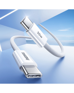 Data kabl REMAX Chelectricy Series 30W PD Fast Charging RC-C010 Type C na Type C beli - 216812