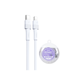 Data kabl REMAX Leya Series PD 20W Fast Charging RC-C056 Type C na iPhone lightning beli - 213399-1