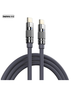 Data kabl REMAX Wefon 100W Zinc-Alloy RC-C055 Type C na Type C sivi - 210656-1