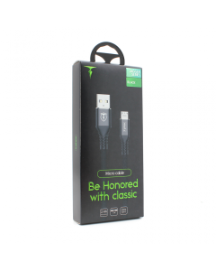 Data kabl T-phox Jagger T-M814 Micro USB 2.4A crni 1m - 73230