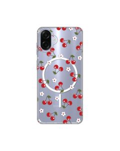 Maska za Samsung A075F Galaxy A07 Cute Cherries Print Magsafe