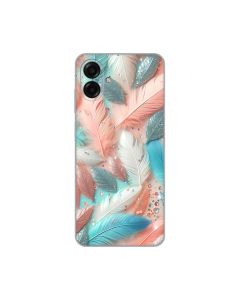 Maska za Samsung A075F Galaxy A07 Pastel Feathers Silikonska Print - 8020957