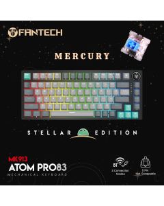 Tastatura Mehanicka Gaming Fantech MK913 RGB Atom PRO83 Wireless Mercury (blue switch) - 214344