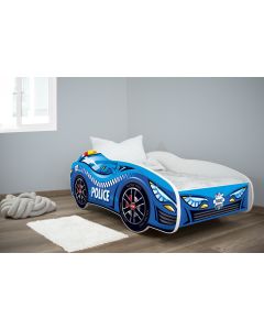 Dečiji Krevet za Dečake 160X80Cm (Trkački Auto) Police - 7429-1