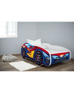 Dečiji Krevet 160X80Cm (Trkački Auto) Red Blue Car - 7430-1